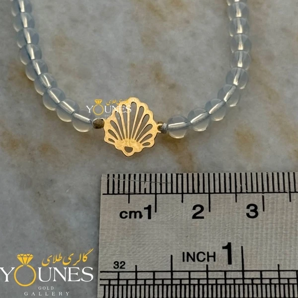 دستبند صدف طلا لیزری